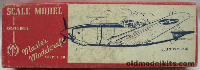 Master Modelcraft Supply Co 1/48 Vultee P-48A Vanguard / V-48 / P-66 plastic model kit